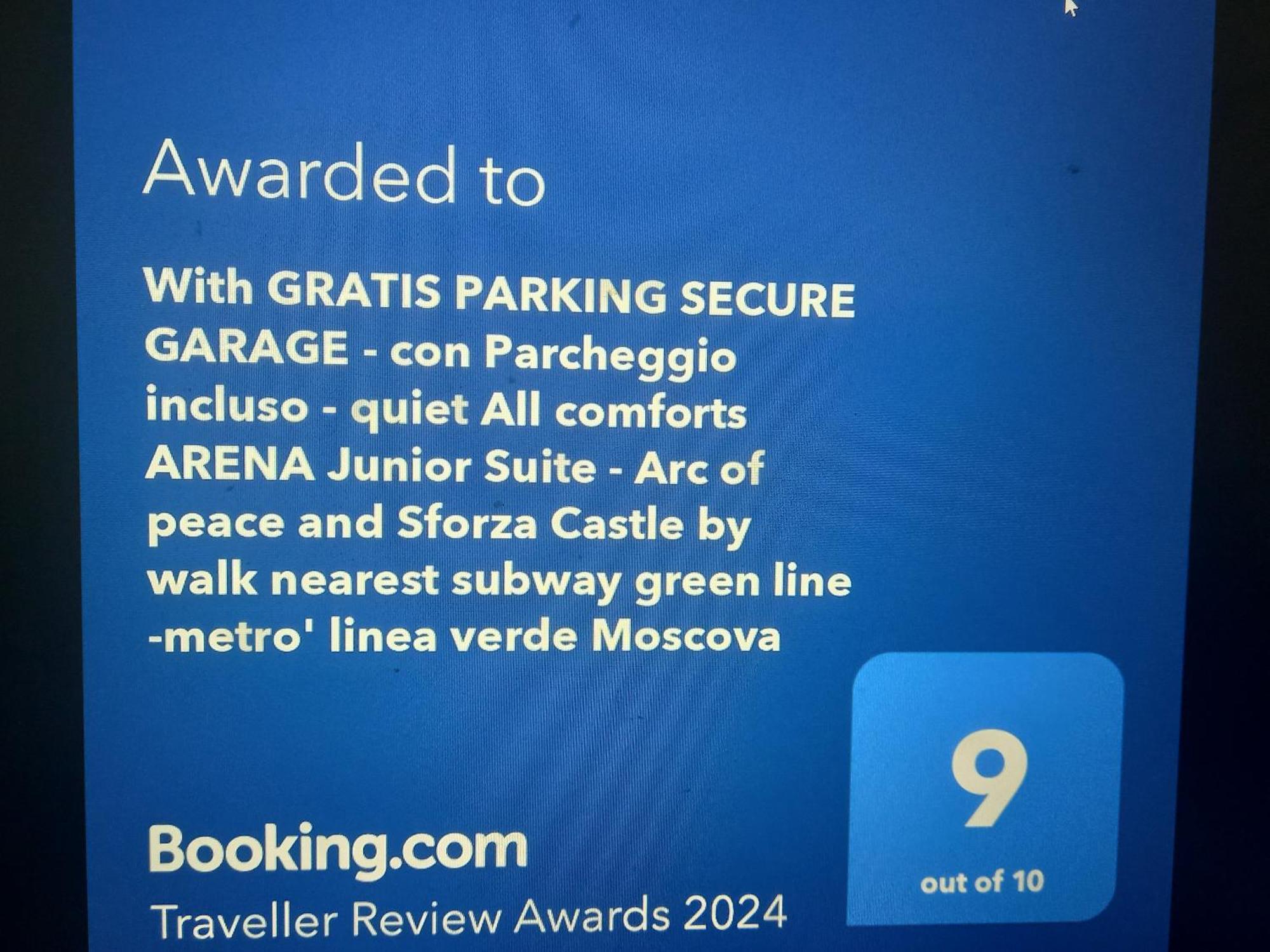 Arena Suite All Comforts - With Free Parking Garage Per Qualified Rate - Con Parcheggio Incluso Per Le Tariffe Qualificanti - Metro Verde Greenline Moscova ミラノ エクステリア 写真